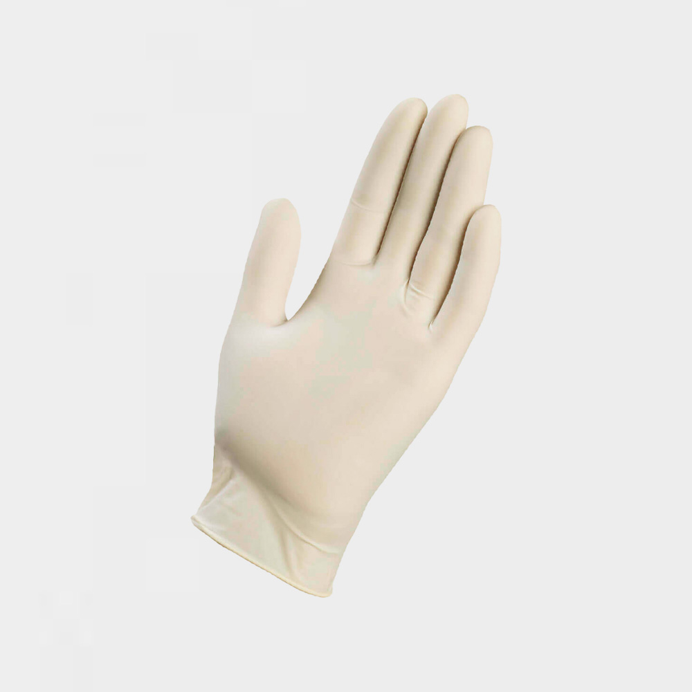 GUANTI 100% LATTICE NATURALE COLORE BIANCO